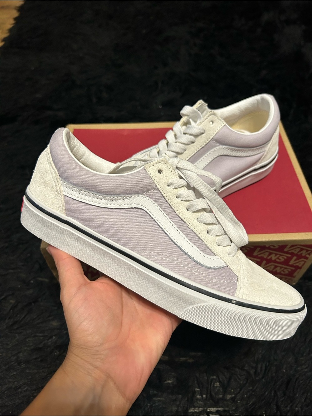 VANS old skool 2-tone lace up low top shoes sneakers women’s 8 new